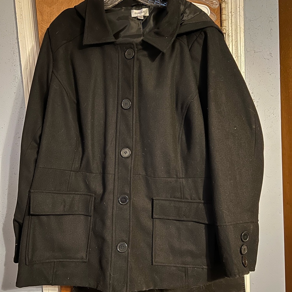 Black Button-Up Coat